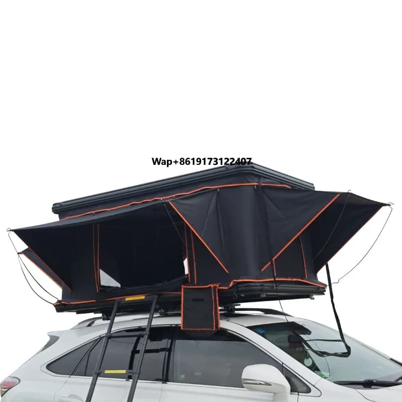 All Season Car Suv Hard Shell Roof Top Tents Automatic Aluminum Alloy Vertical Camping Camper Van Rooftop Tents for 2-4 Personal