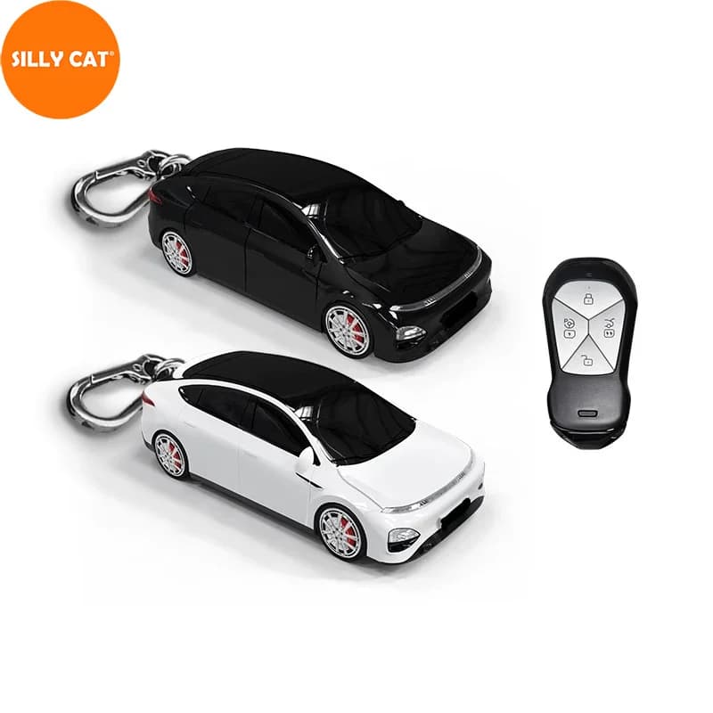 Car Shape Car Key Fob Case Cover Protect Suit for XPENG G6 Model Key Case Cover Shell