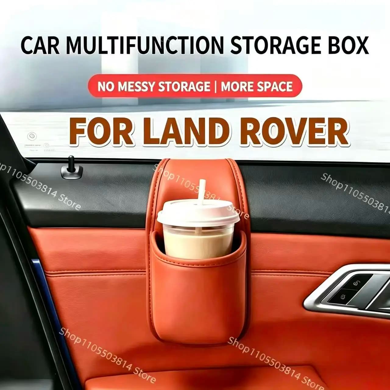 For Land Rover Car Door Hanging Storage Box Glass Gap Cup Holder Multifunctional Hanging Organizer Pouch Interior Accessories