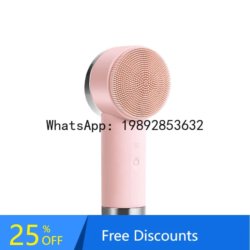 YFY Facial Cleansing Device Pore Cleaner Face Massager Silicone Skin Care Electric Home Use Rechargeable Vibrating