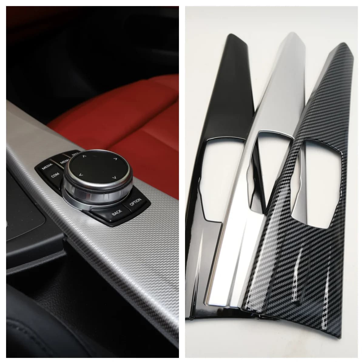 For 13-19 BMW 3 Series multimedia panel decoration 3 Series 320li 4 Series modified center console decorative sticker