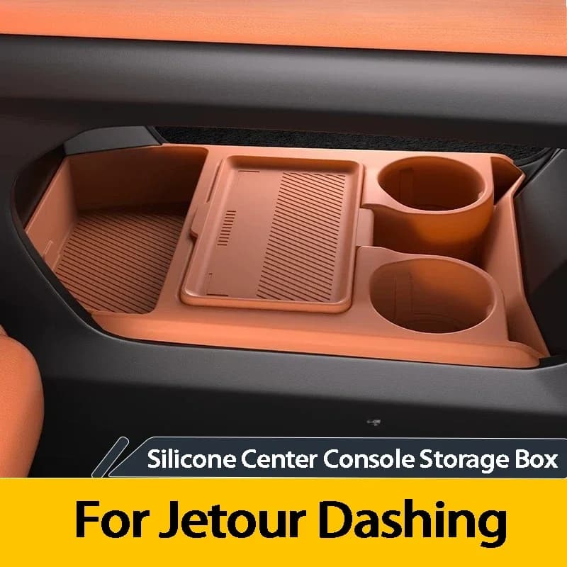 For Jetour Dashan 2025 2026 Center Console Storage Box Under Armrest Organizer Tray Car Interior Accessories