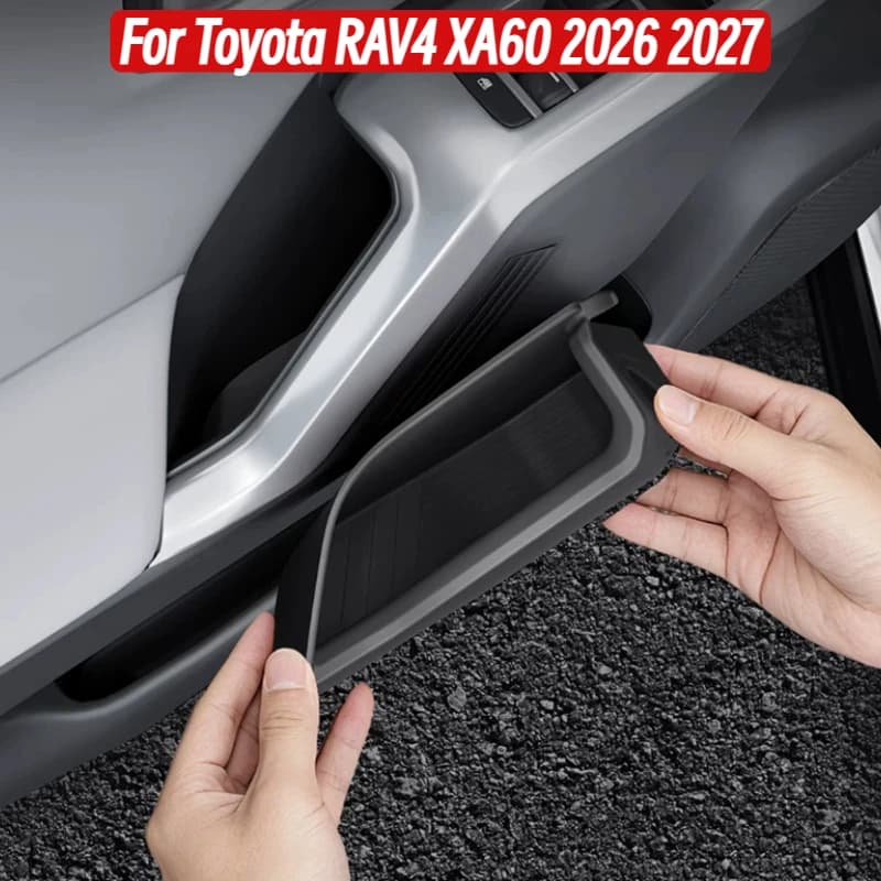 For Toyota RAV4 XA60 2026 2027 Silicone Car 4 Doors Inner Armrest Handle Door Multifunctional Storage Box Cover