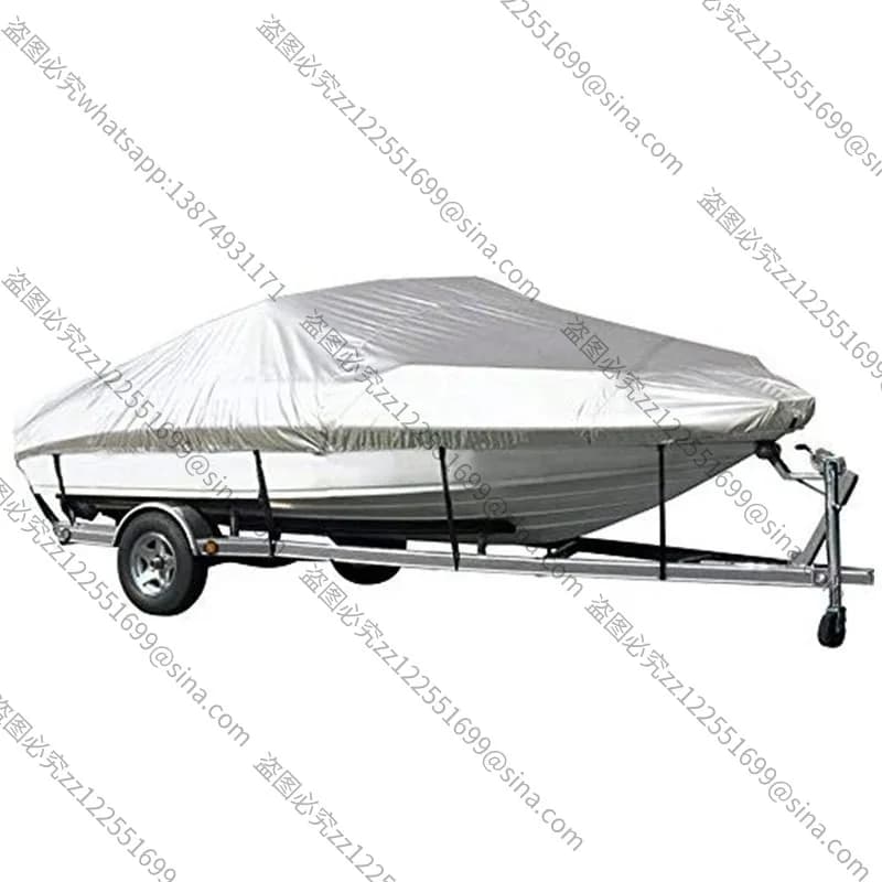 Suitable for Outdoor V-shaped Yacht Household Dust Cover Sun Protection Rain Protection Boat Cover Polyester Tuff 190T Boat