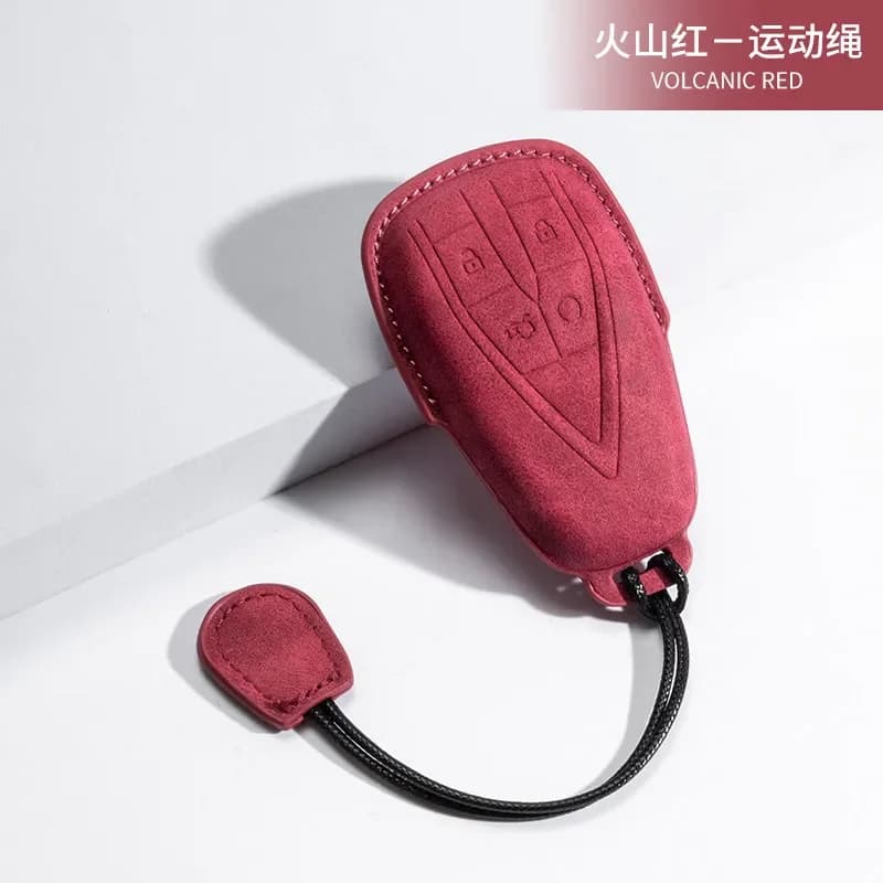 4 Button Leather Car Smart Key Case Cover For Changan UNIT UNIK CS35PLUS CS55 PLUS CS75 PLUS Oshan X7 X5 Auto Protect Key Shell