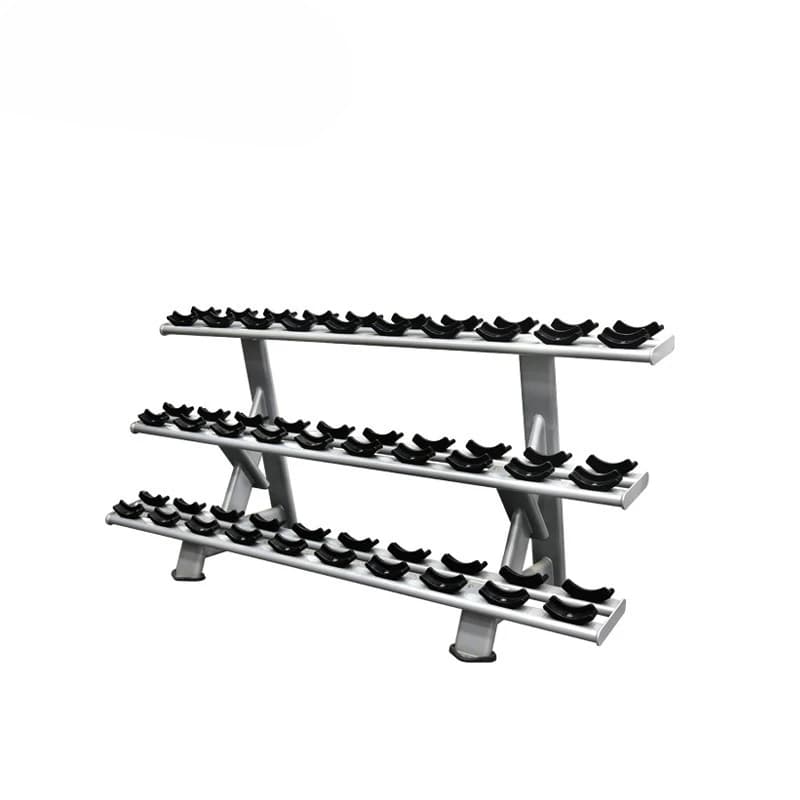 Three-layer dumbbell rack, professional dumbbell bracket for commercial fitness equipment