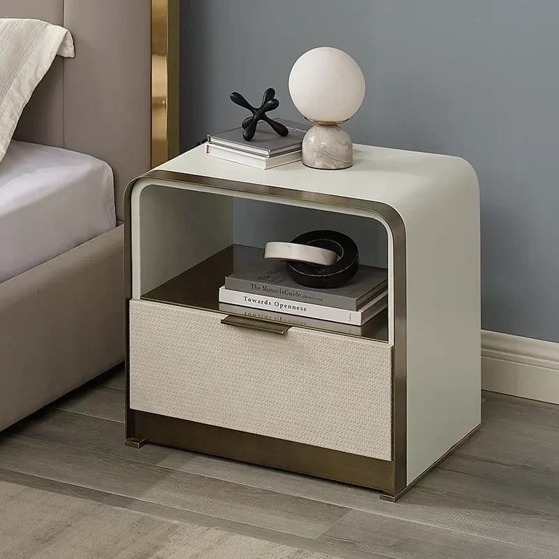 bedside table nightstands italian luxury wide night stand hotel bedside table storage cabinet with drawer Hot sales