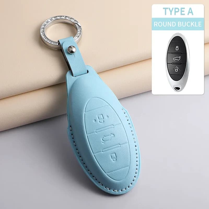 For FAW BESTUNE B70 E01 NAT M9 T99 T77 T33 T55 B70S Car Bag Vehicle Mounted Key Cover PU Leather Car Key Shell Case Accessories