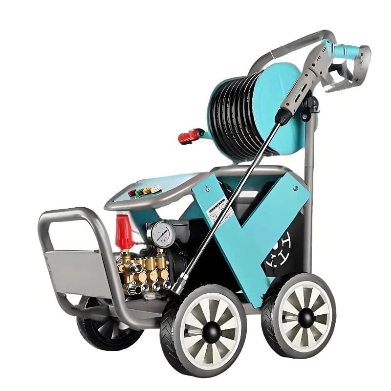 Car Washing Machine Commercial 220V 4000W Ultra-high Pressure 300Bar Portable Bbooster Water Gun Floor Washing Special Cleaning