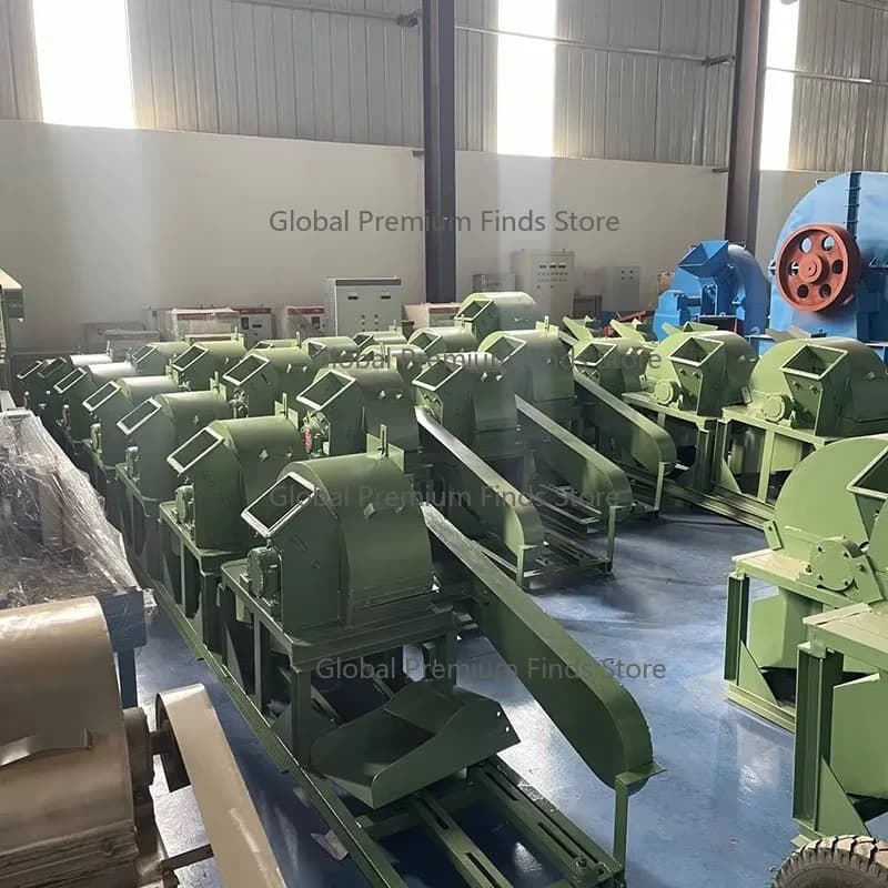 Engine Wood Chipper & Crusher | Factory Outlet for Mushroom Cultivation Sawdust Making