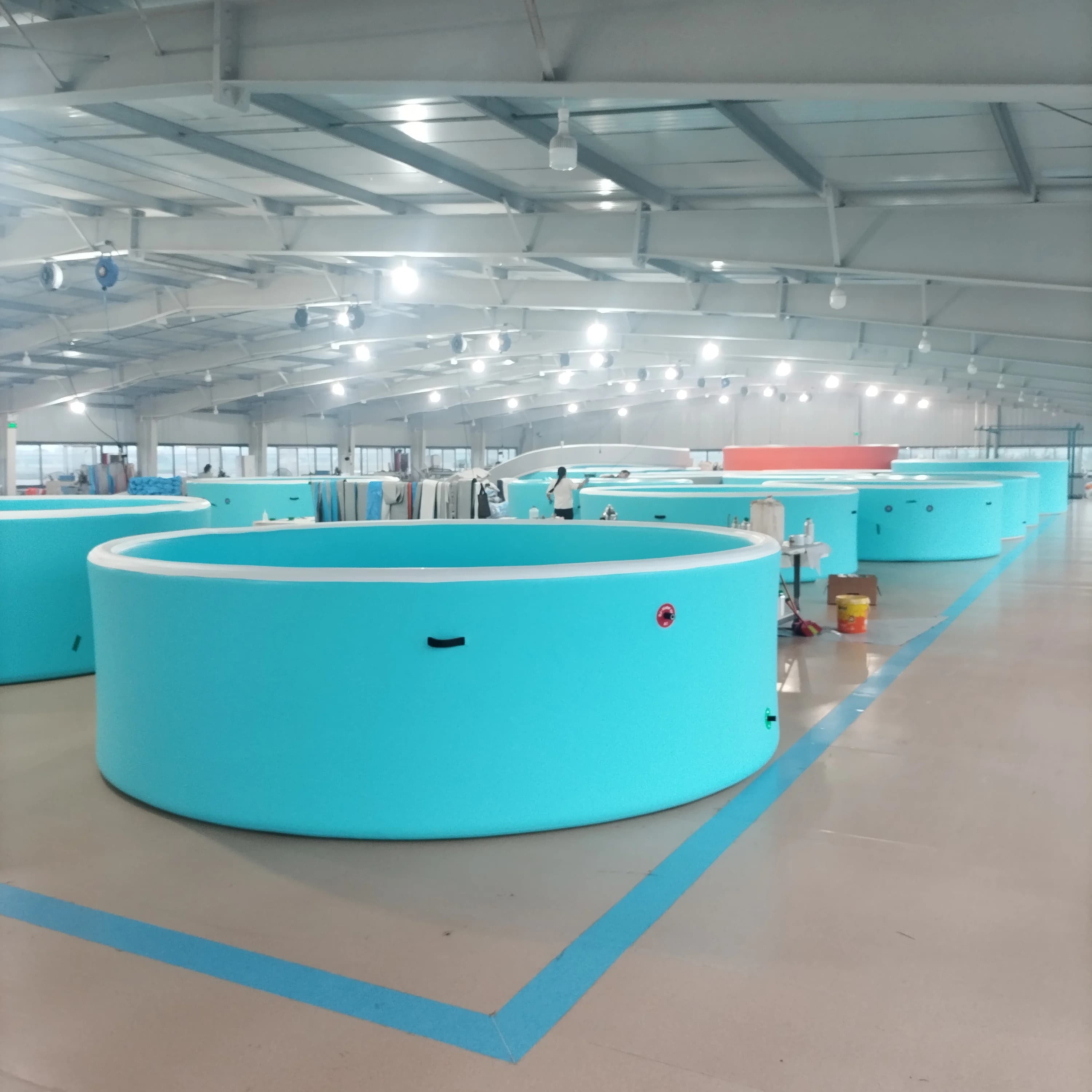 High-quality large PVC tarp ice bath, above-ground pool, suitable for backyard entertainment