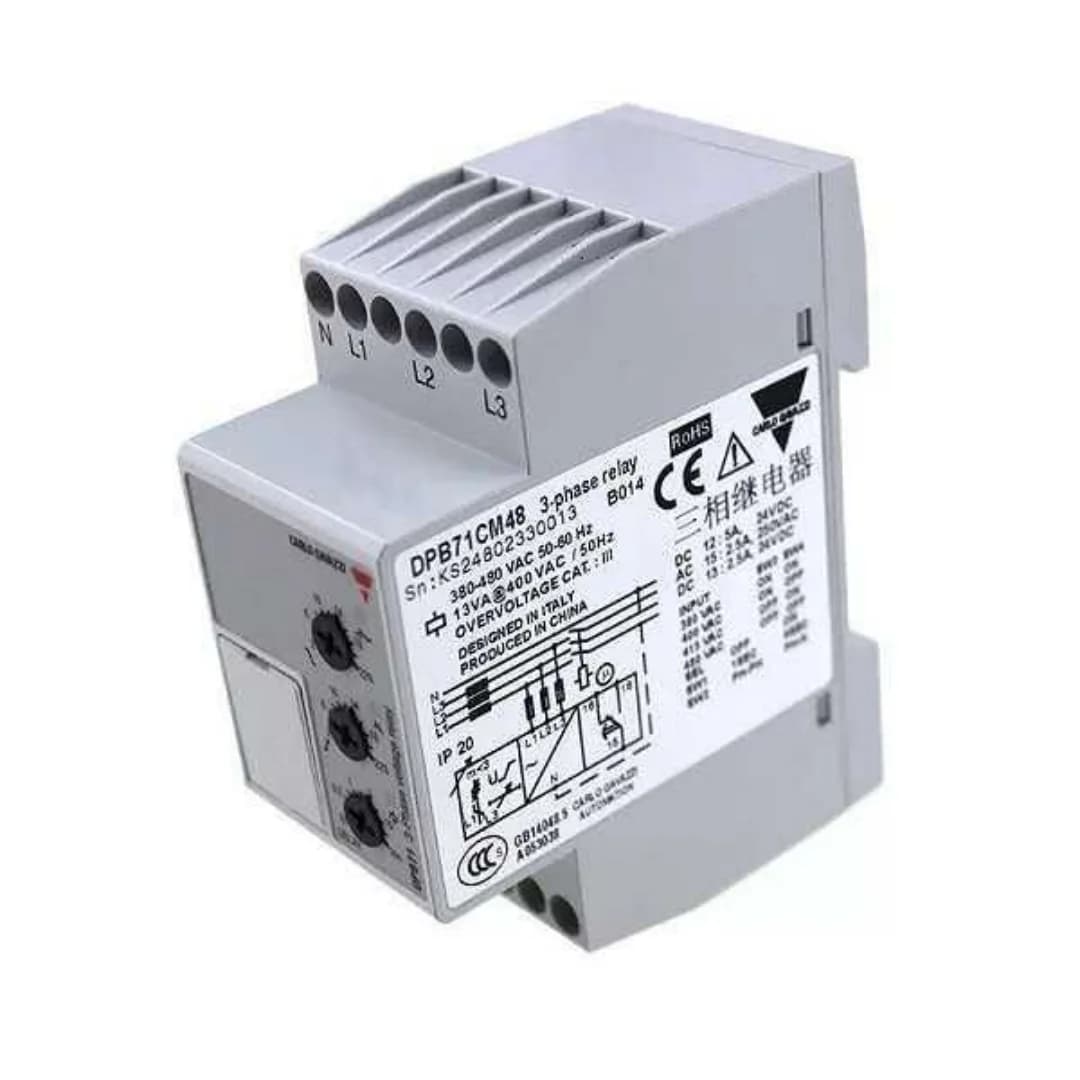 DPB71CM48B014T Swiss Jiale three-phase voltage relay overvoltage and undervoltage phase sequence protector