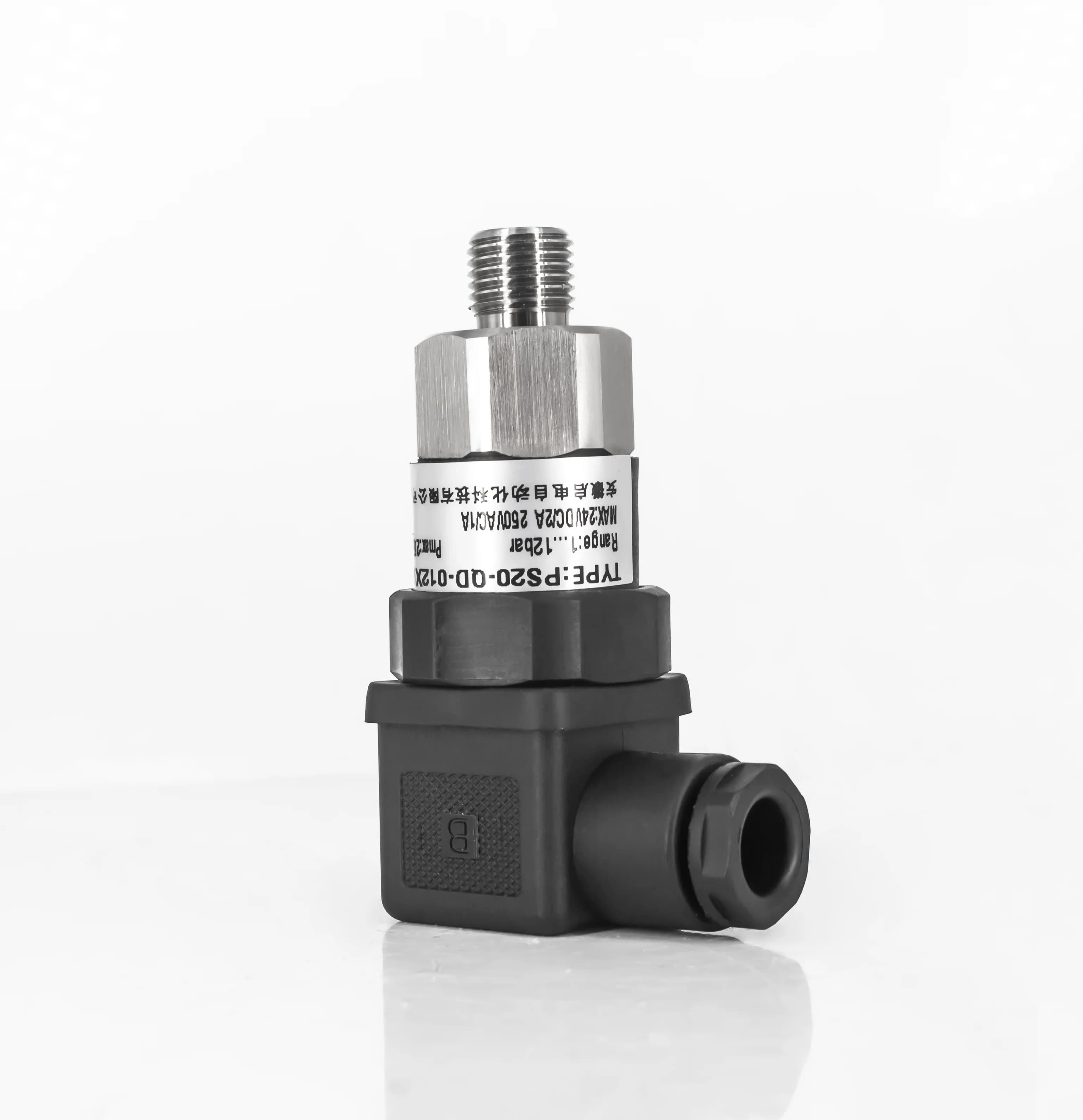 20-200bar 50bar 12bar Mechanical pressure switch piston type stainless steel diaphragm adjustable