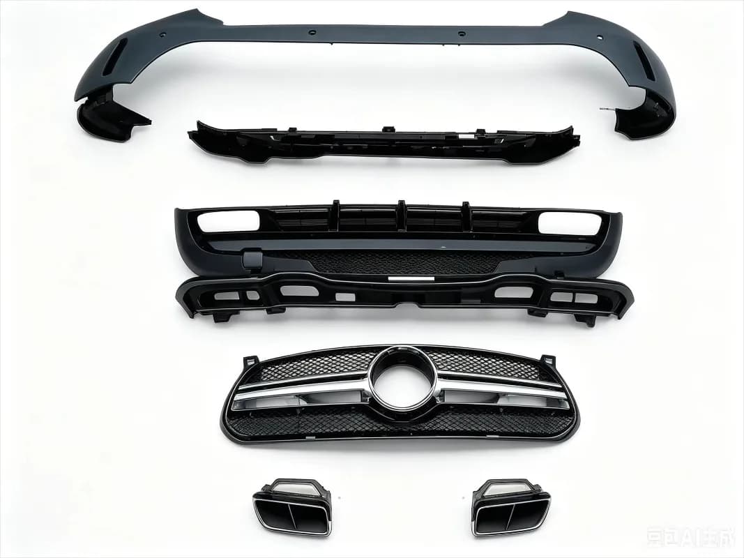 Dry Carbon Fiber Aero Body Kit for Benz GLA AMG X156 2015 Front Lip Side Skirt Rear Diffuser Spoiler
