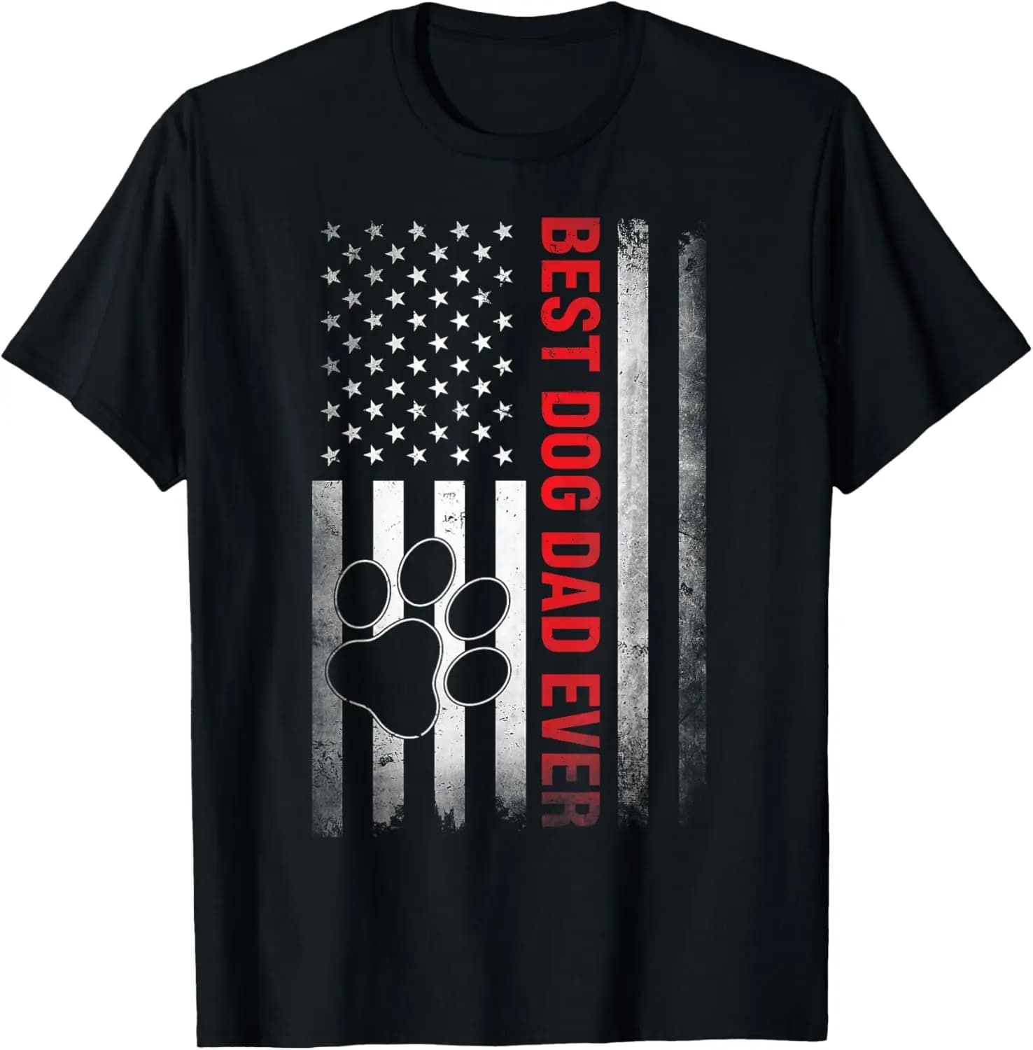 Funny Dad Fathers Day Dog Dad T-Shirt 100% Cotton O-Neck Short Sleeve Summer Casual Mens T-shirt Streetwear