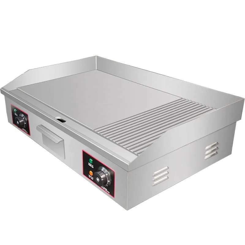 Sizzling Squid Causeway Yakiniyaki Teppanyaki Equipment Baking Cold Noodles Pancake Machine