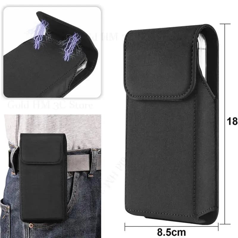 For Google Pixel 10a 10 Pro XL Waterproof Phone Case Nylon Cloth Cover Pixel 9A 9 Pro XL 8 7 6 Pro Magnetic Pouch Belt Waist Bag