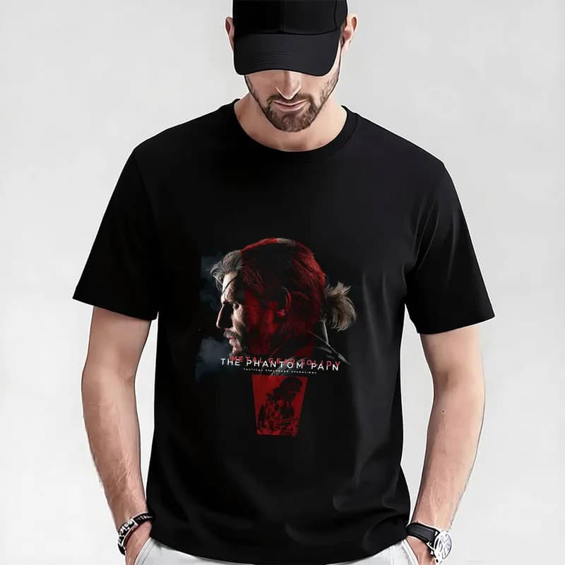 Death Stranding Game Gift T‑Shirt for Gamer 0315 Unisex Cotton Short Sleeve Tees Solid Snake Graphic Print Streetwear Tops