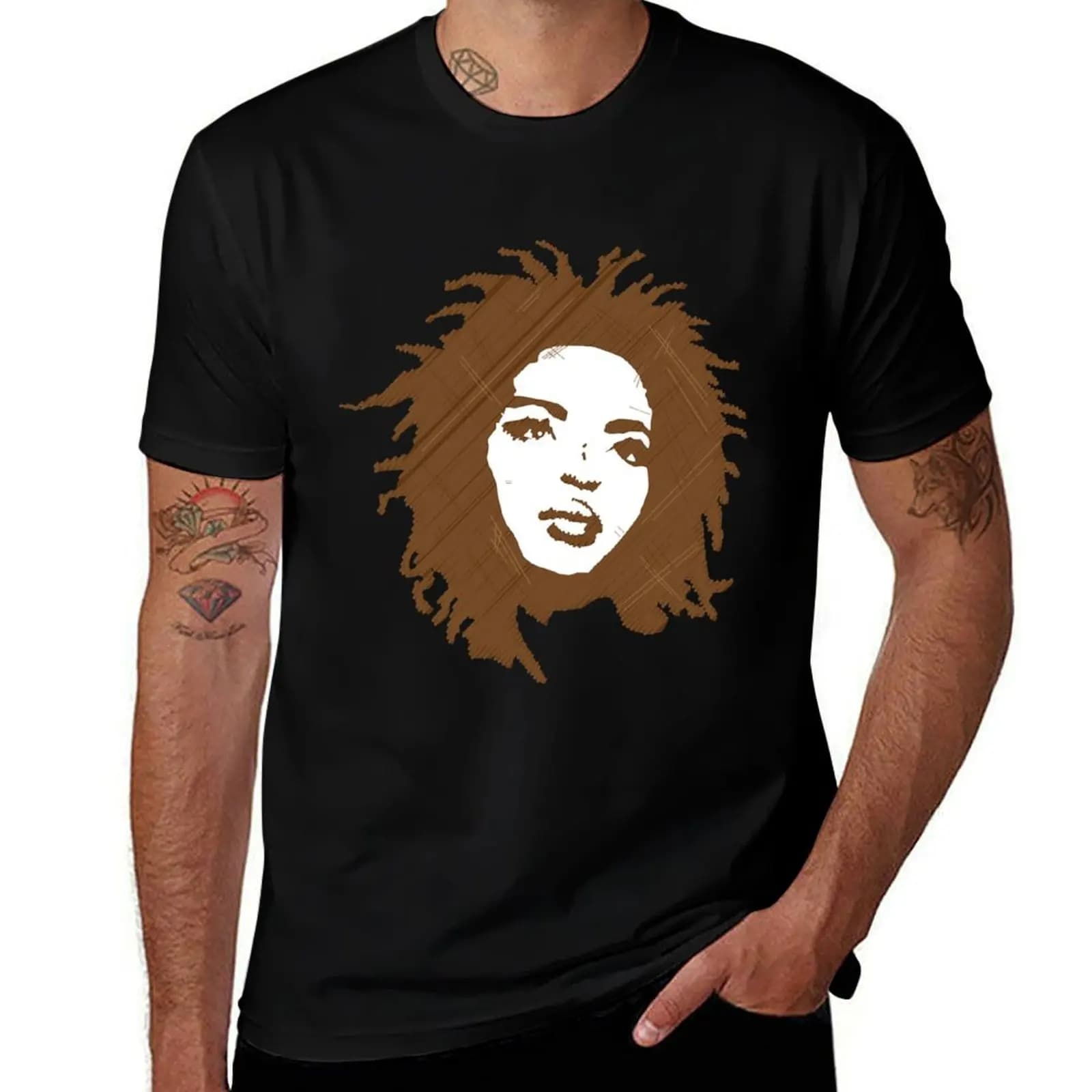 Miseducation Lauryn T-Shirt Anti-Fade Casual Tee Shirt T-Shirt