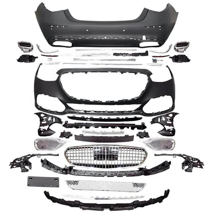 STLF Exterior Tuning M Style Converted Body Kits for W223 S Class Automotive Facelift M Style Car Bumper Auto Parts Car Mod