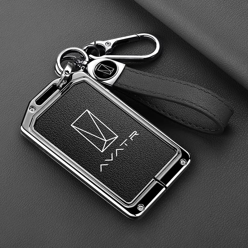 Premium Zinc Alloy Card Key Cover Case for Avatr 11/12 - Protective Key Fob Shell Key Bag Chain