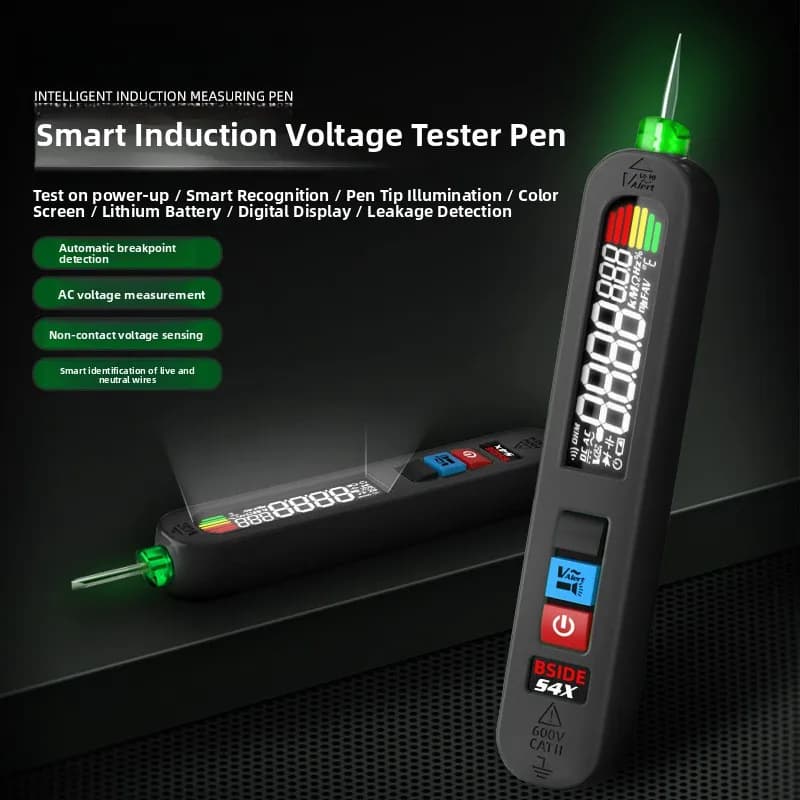 Multifunctional Induction Pen, Rechargeable Voltage Detector Electrician Professional Inspection