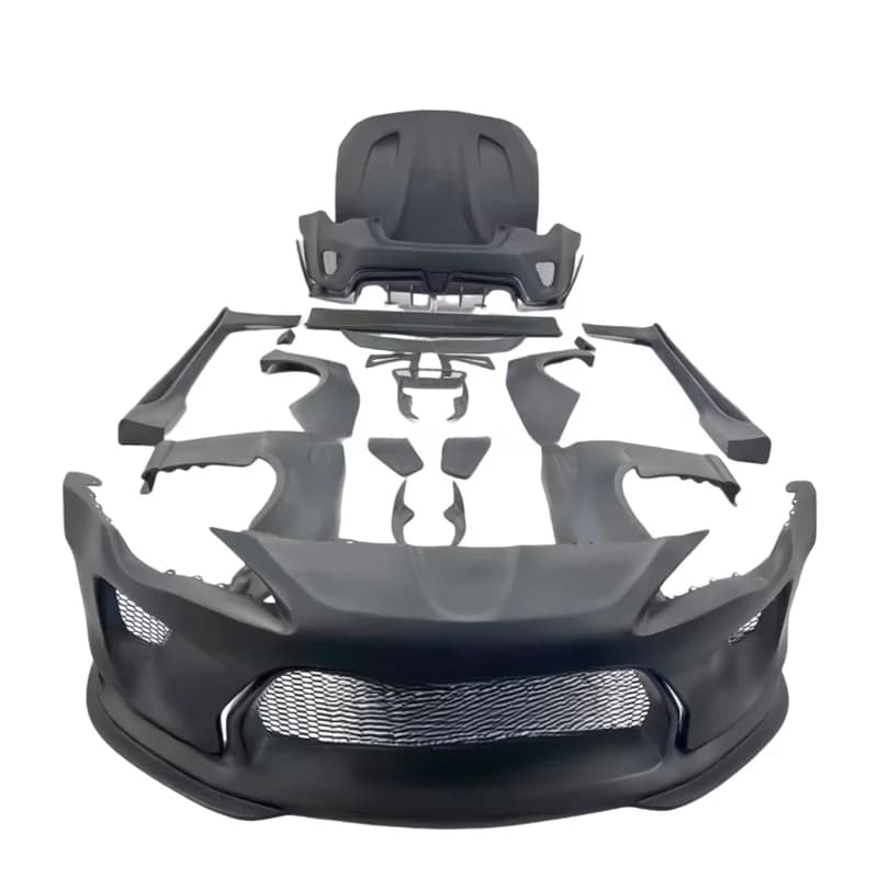 High Quality Wide Body Kit Carbon Fiber Hood Spoiler Wing For 86 BRZ With Front Rear Bumper Fender Side Skirts