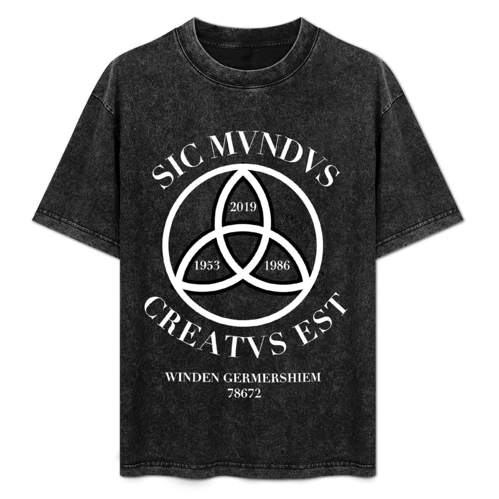 Dark – Netflix Tv Show – Sic Mundus Creatus Est Classic T-Shirt Plus Size Street Style Tee