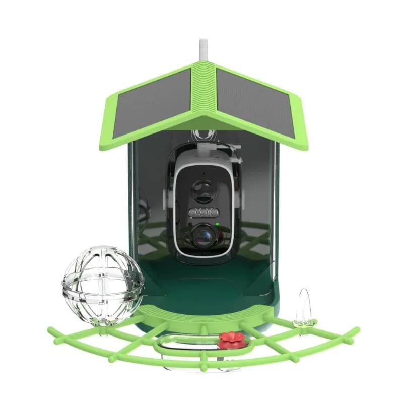 APP intelligent identification bird feeder outdoor 4 million solar camera bird feeder with monitoring