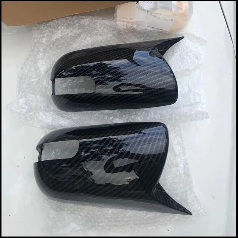 FOR Toyota Mark X X120 2004-2009 WITH HORN REARVIEW MIRROR COVER CAPS STICKER TRIM Car-styling Auto Parts Accessories