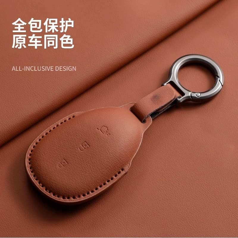 Car Key Case for Changan Qiyuan A07 2024 EV Specialized Protective Shell with Keychain Auto Accessories