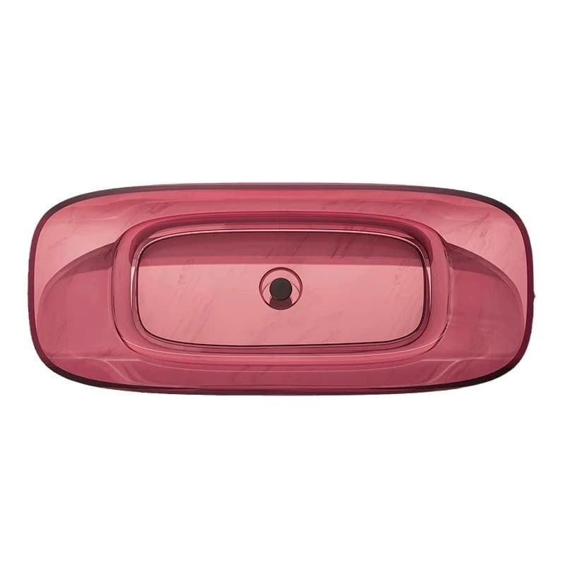 Transparent resin bathtub Home independent rectangular hotel B & B