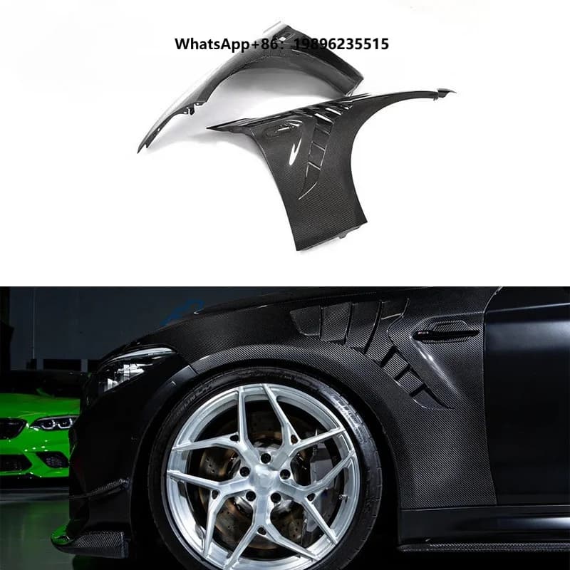 Dry Carbon Fiber Fender for M2 M2 Competition F87 2016-2020 Car Vent Fender Auto Accessories Body Kits