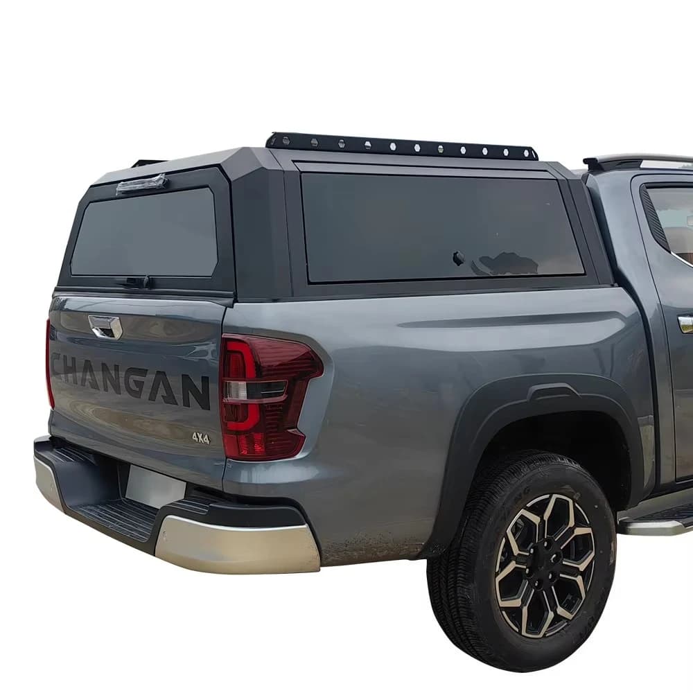 Factory Direct 4x4 Offroad Aluminum Canopy with 2 Side Glasses Model for CHANGAN F70 Pegout Hunter 2023+