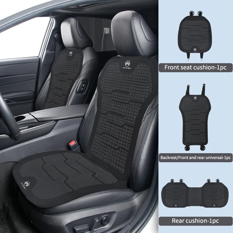 Car Front Rear Seat Cover Cushion Backrest Protective Mat Accessories For Citroen C4 C3 C5 C1 C2 VTS Berlingo Celysee Xsara
