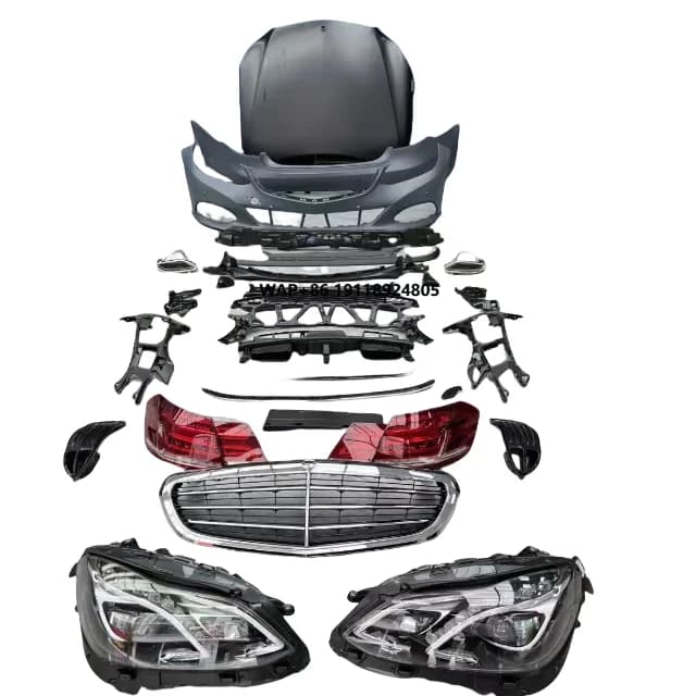 High Quality New Condition Body Kit for 2008 W212 Upgraded Exterior to 2015 Standards