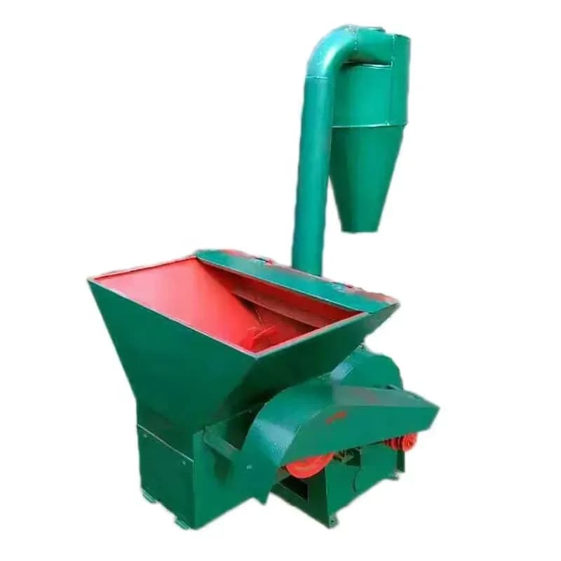 Multifunction Rice Corn Straw Crushing Machine Feed Crusher Forage Mill Equipment Automatic Feeding Hammer Mill for Cattle