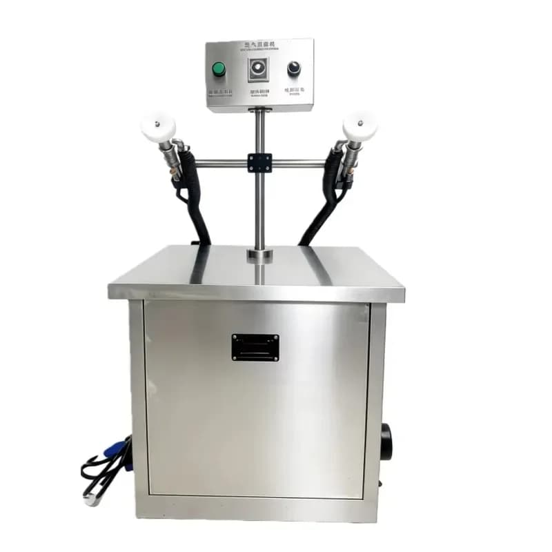 Semi-automatic Air Bottle Washing Machine Dust and Purifier for Cream Lotion Glass and Plastic Bottles Washer