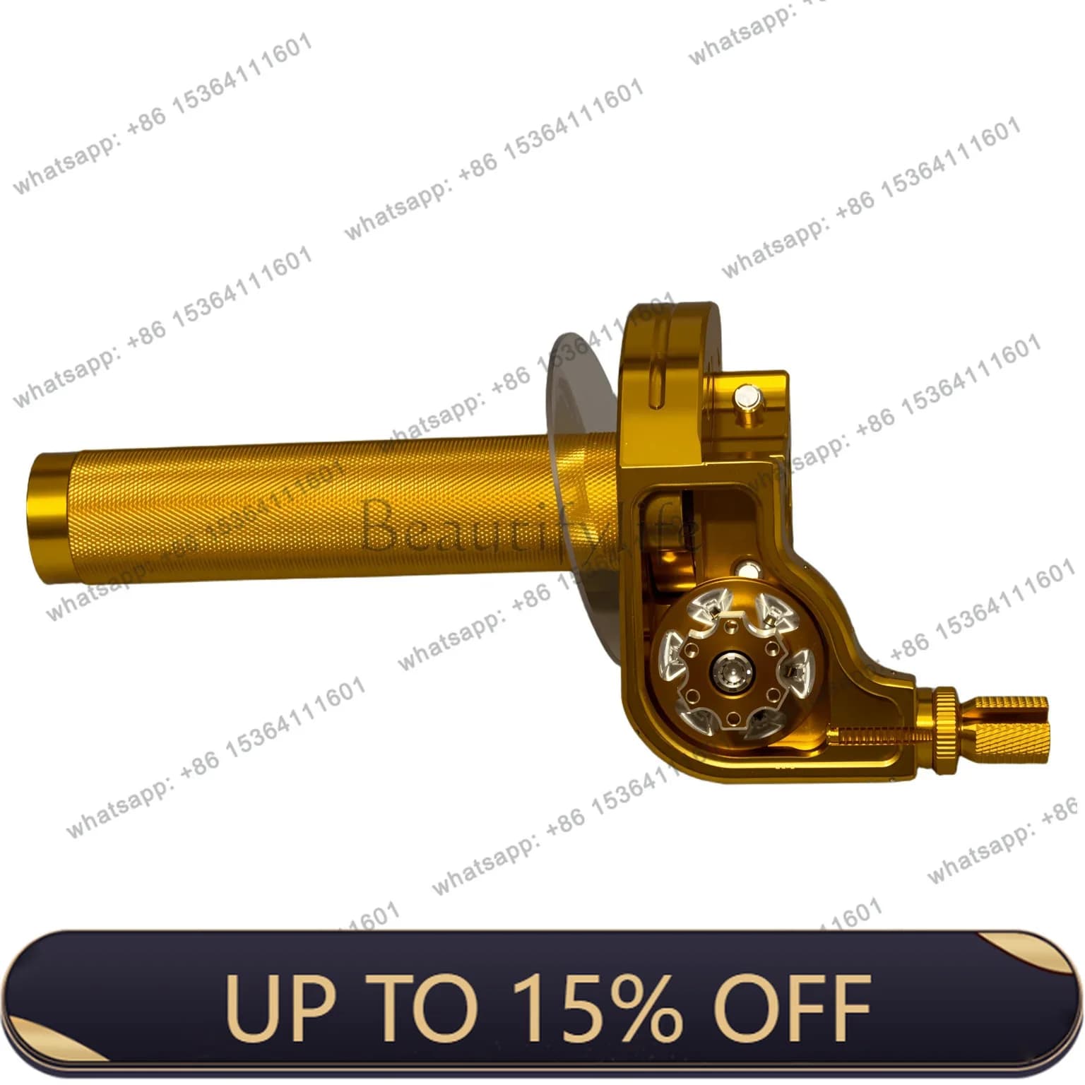 Factory Direct South East Asia Motorcycle Parts Modified CNC Aluminum Alloy Large Twist Oil Perspective Turnbar