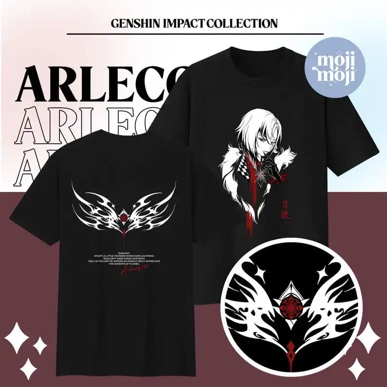 Arlecchino Genshin Impact Shirt Genshin The Knave T-shirt