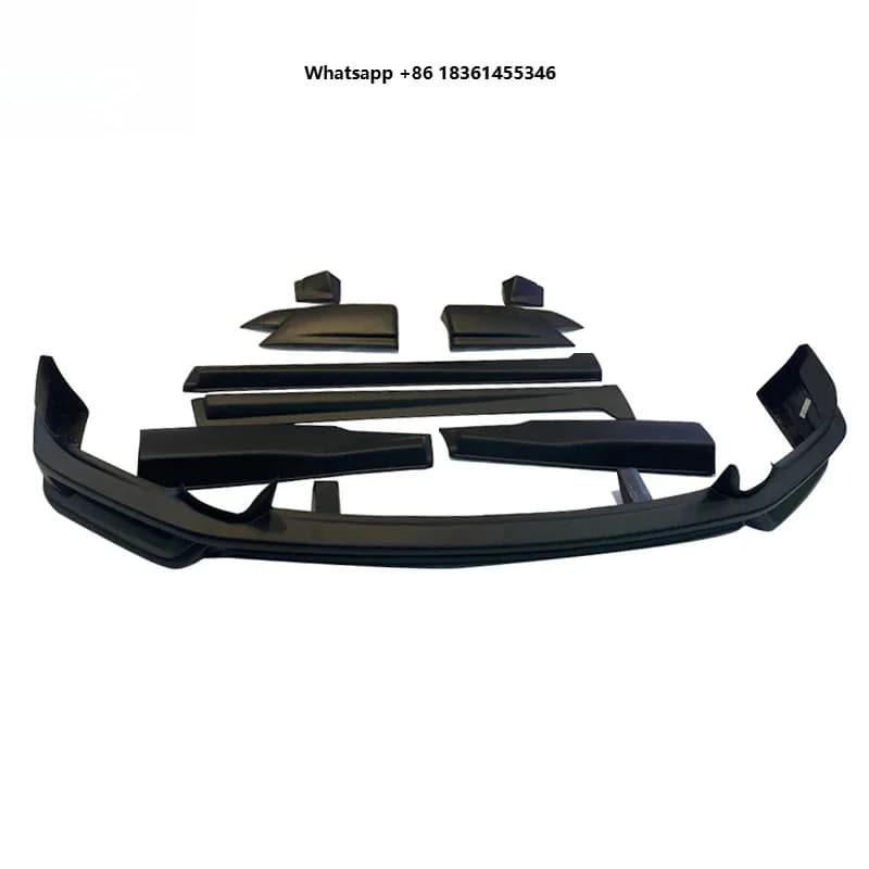 For CRV 2017-2019 Car Body Kit Mugen Style Front Lip Side Skirt Rear Bumper