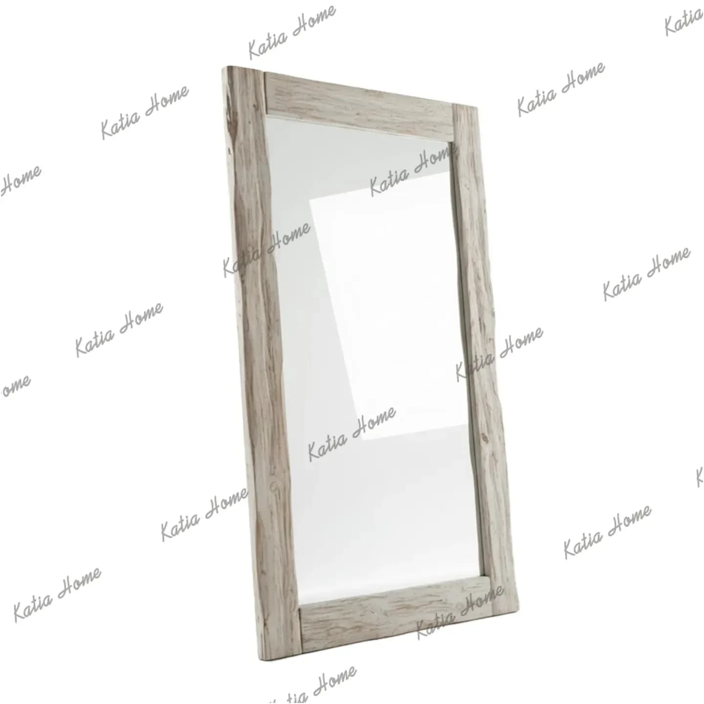 PG French Style Retro Light luxury Creativity White Full Body Mirror  Home use Bedroom Floor-Standing Decoration Dressing Mirror