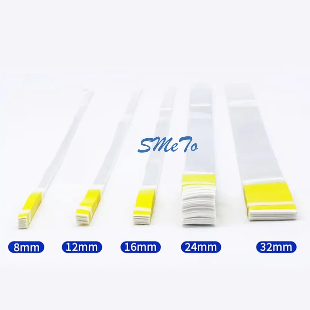 500pcs High Viscosity Anti-static Yellow SMT Extension Tape 396 8mm 12mm 16mm 24mm 32mm Patch Bonding Belt Feeder Splice Tape