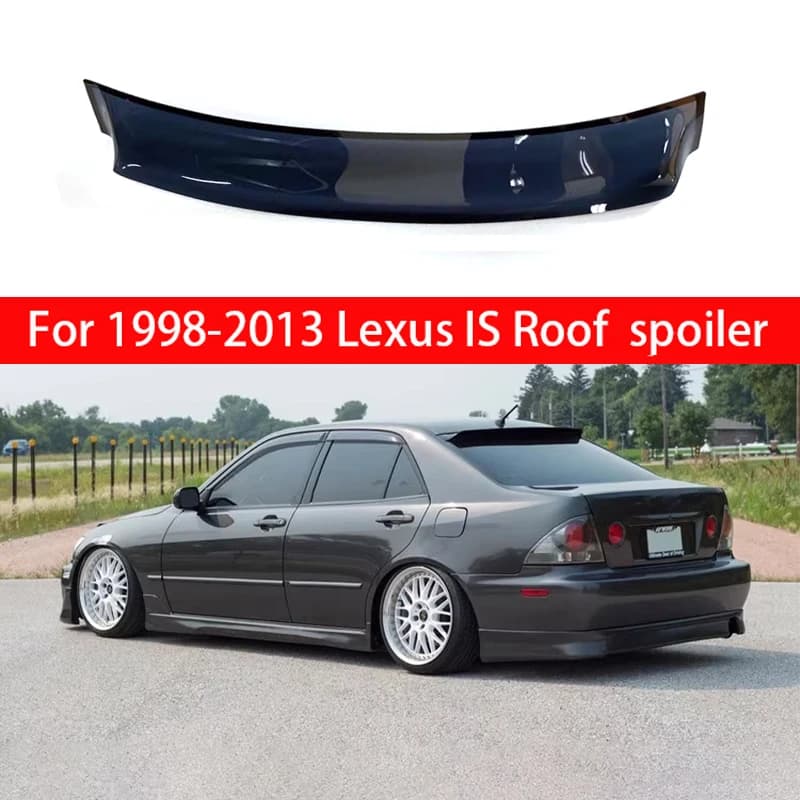 For Lexus IS IS250 IS300 IS350 1998-2006-2013 Car Styling High Quality ABS Rear Tailbox Spoiler Rear Windshield Wing Visor
