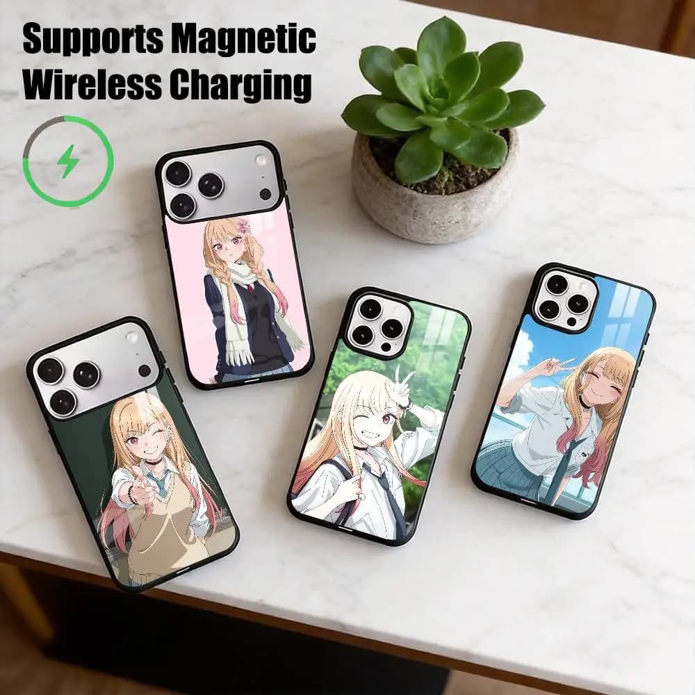 M-My Dress-Up Darling Marin  Phone Case For iPhone17,16,15,14,13,12,11 Plus,Pro Allows magnetic wireless charging Gift