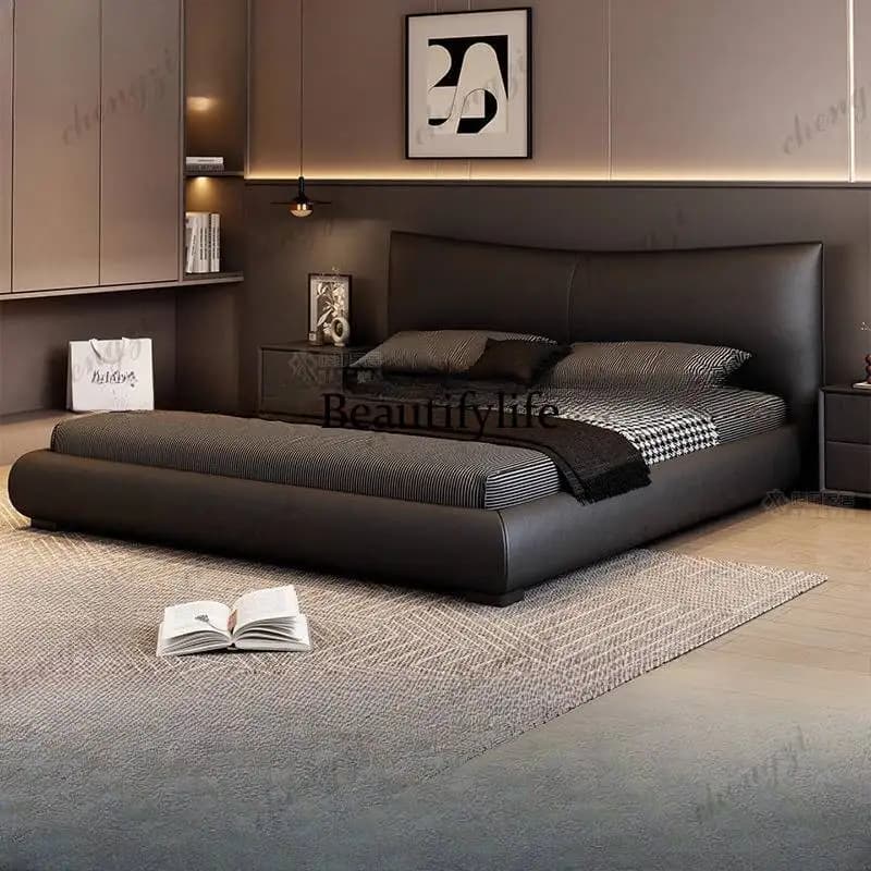 Wooden Elegant Double Bed Australia Luxury White Frame Metal Double Bed Adults Style Modern Cama Matrimonial Furniture For Home