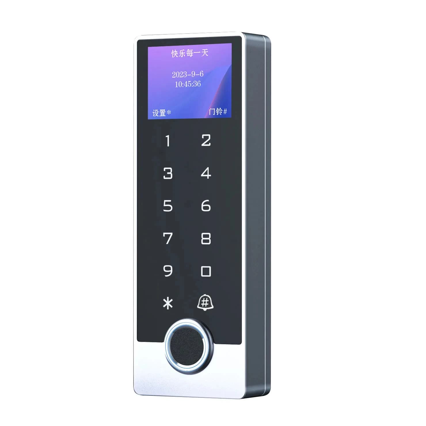 2026 Hot！Metal WIFI Fingerprint Door Access Control System With LCD Screen Fingerprint, Passcord Unlock