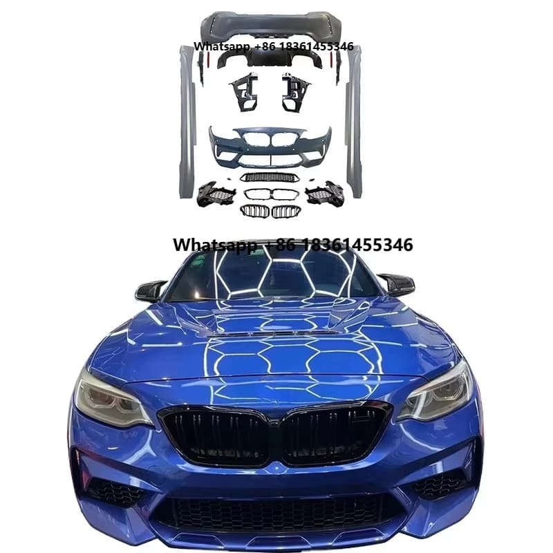 For  2 Series M Series F20 F22 M2 F87 M2C CS Body Kit Front Rear  Bumper Assembly Car  Bumper Body Kit