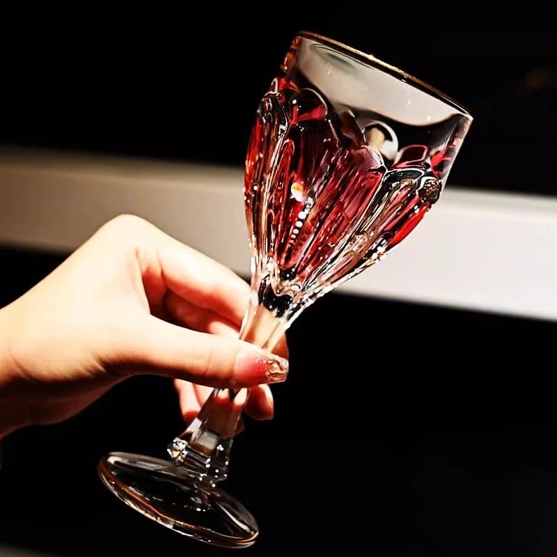 Crystal glass goblet red wine glass white wine glass household cup