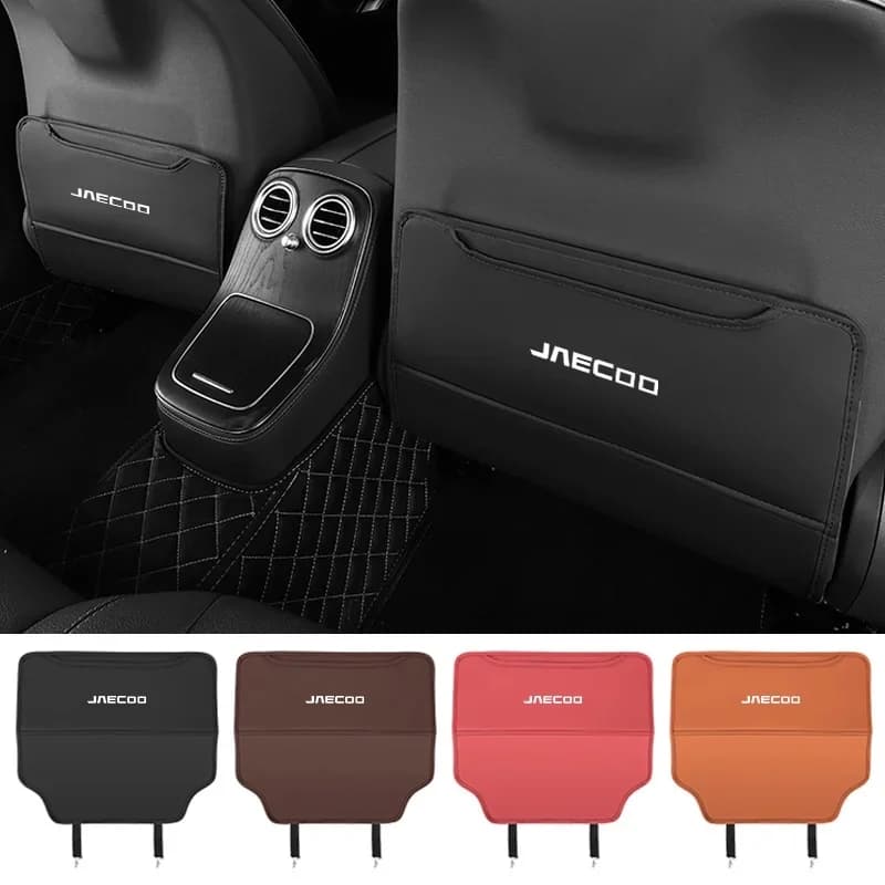 Leather Car Seat Back Anti‑Kick Protector Pad Auto Accessory Fit Chery Jaecoo J7 J8 Tiggo7 Tiggo8 Pro Jetour X70 X90 Omoda5 Inte